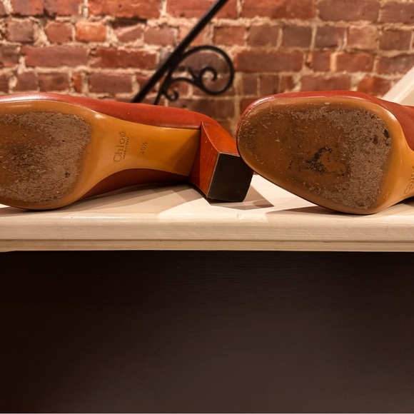 Chestnut brown Chloe booties size 40.5 - Picture 5 of 5